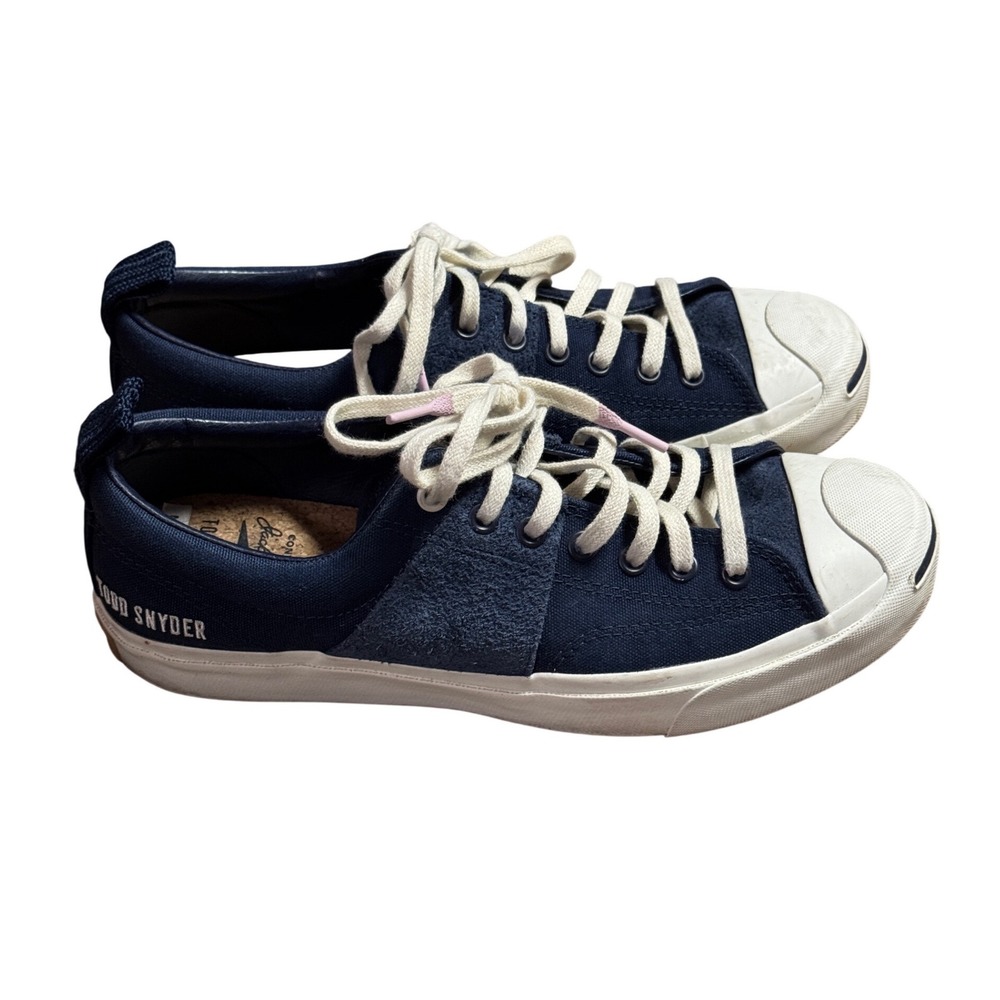 NOT FOR SALE Converse Todd Snyder Jack Purcell  Navy Blue Canvas Sneakers Mens 8